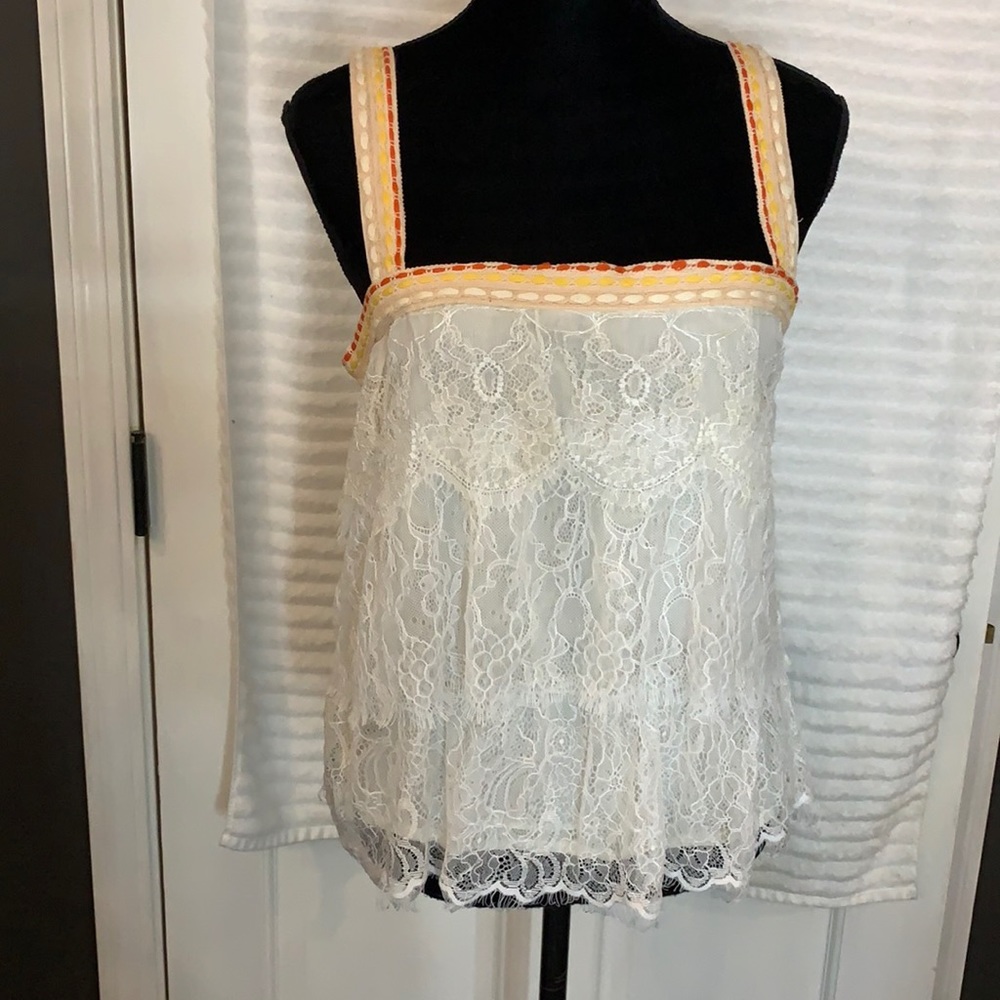 Blink London white lace top